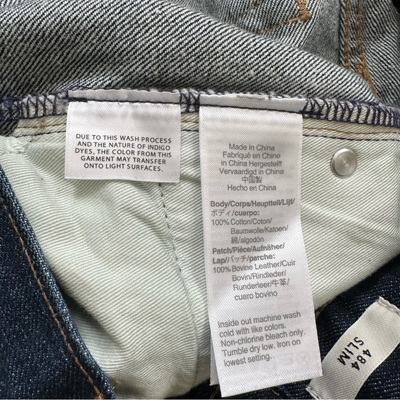 J. Crew 484 Slim-fit Rigid Jean in Dark Shadow Wash Japanese Denim 29 x 32 - Picture 6 of 6